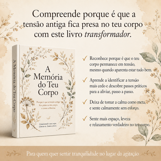 A Memória do Teu Corpo : Porque é que a tensão antiga fica presa no teu corpo, e como a libertas